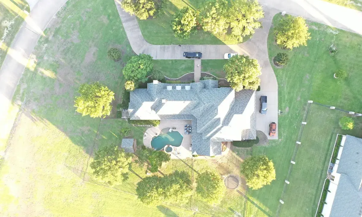 New shingle roof installation on a home in Eldridge